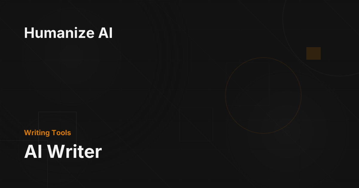 Ai writer humanize ai
